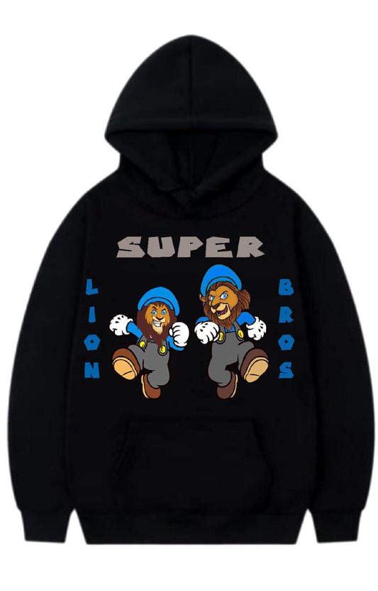 SUPER LION BROS BLACK HOODIE VOL. 2