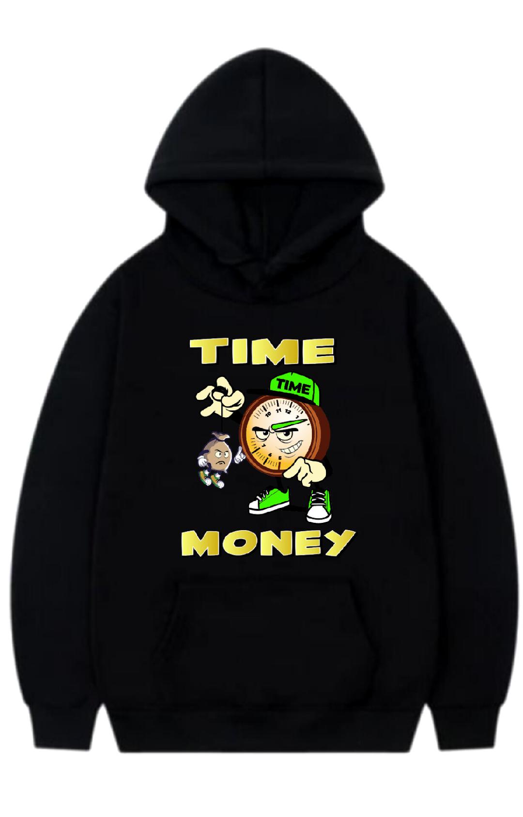 TIME IS MONEY BLACK HOODIE